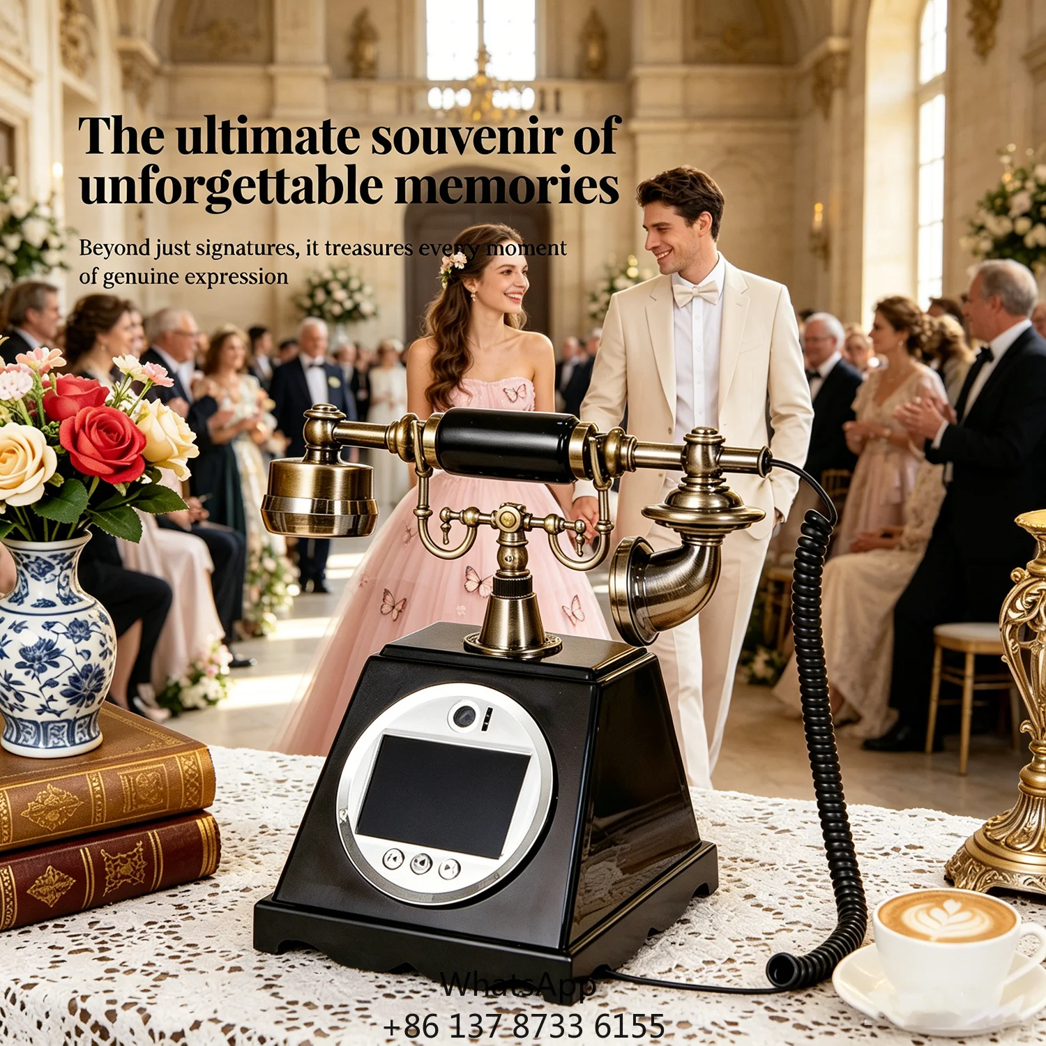 2026 Fashionable Video Audio Guest Book Phone Wedding Landline Phone Recorder For Party Birthday Event Decoration
2026 Fashionable Video Audio Guest Book Phone Wedding Landline Phone Recorder For Party Birthday Event Decoration