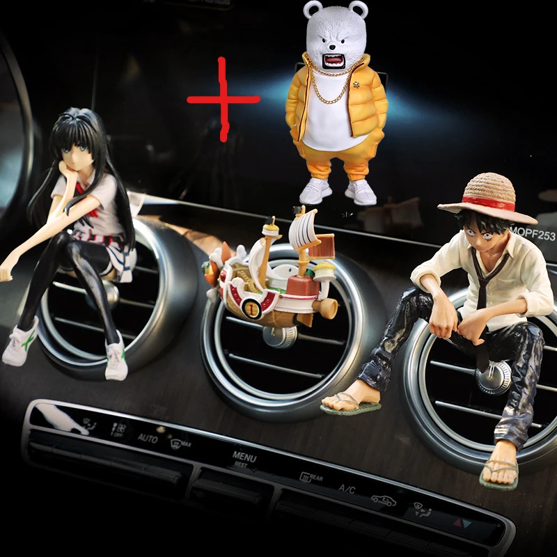 Hot Sale One Piece Luffy Yukino Car Air Outlet Perfume Holder PVC Figure Dashboard Decoration Accessories For Anime Fans Gifts
Hot Sale One Piece Luffy Yukino Car Air Outlet Perfume Holder PVC Figure Dashboard Decoration Accessories For Anime Fans Gifts