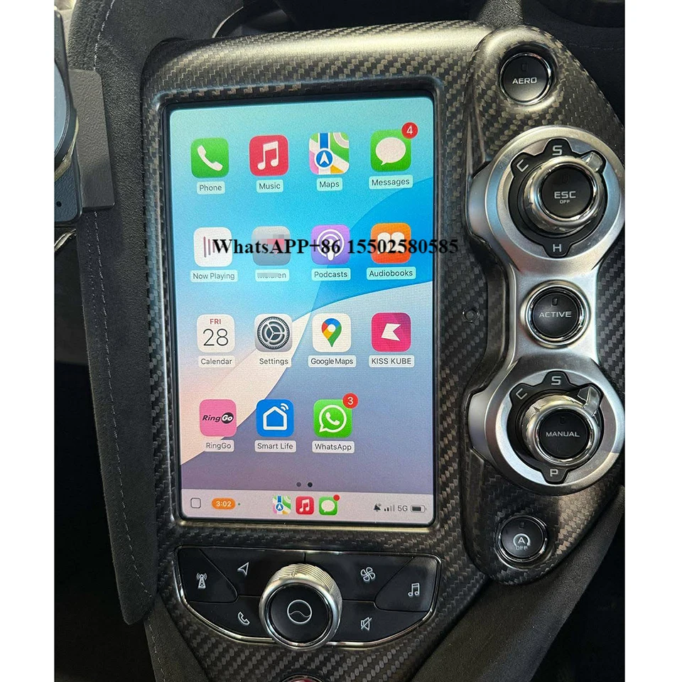 AZTON Wireless CarPlay Module Interface for McLaren 720s with Android Auto Screen Mirroring Backup Navigation Kit
AZTON Wireless CarPlay Module Interface for McLaren 720s with Android Auto Screen Mirroring Backup Navigation Kit