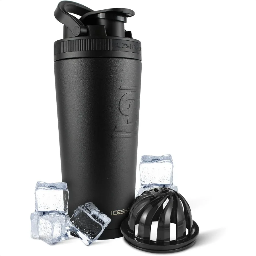 Insulated Stainl Steel Shaker Bottle 26oz Black Cold for 30+ Hours Insulated Cup with Twiston Agitator OdorFree Bottle for Prot
Insulated Stainl Steel Shaker Bottle 26oz Black Cold for 30+ Hours Insulated Cup with Twiston Agitator OdorFree Bottle for Prot