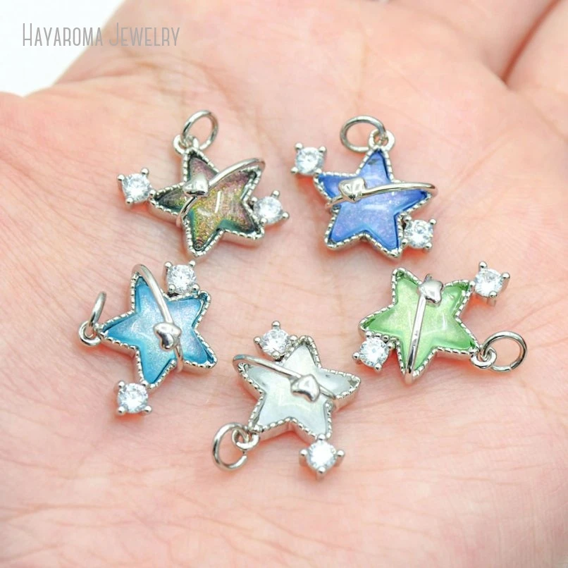 10Pcs Pendant Gift For Her Jewelry Invisible Setting Copper Metal Cubic Zirconia Wholesale Silver Plated Charms
10Pcs Pendant Gift For Her Jewelry Invisible Setting Copper Metal Cubic Zirconia Wholesale Silver Plated Charms