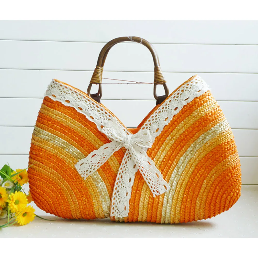 Colorful Striped Straw Women Handbags 2022 New Summer Vacation Lace Woven Beach Bags Design Fashion Large Capacity Female Tote
Colorful Striped Straw Women Handbags 2022 New Summer Vacation Lace Woven Beach Bags Design Fashion Large Capacity Female Tote