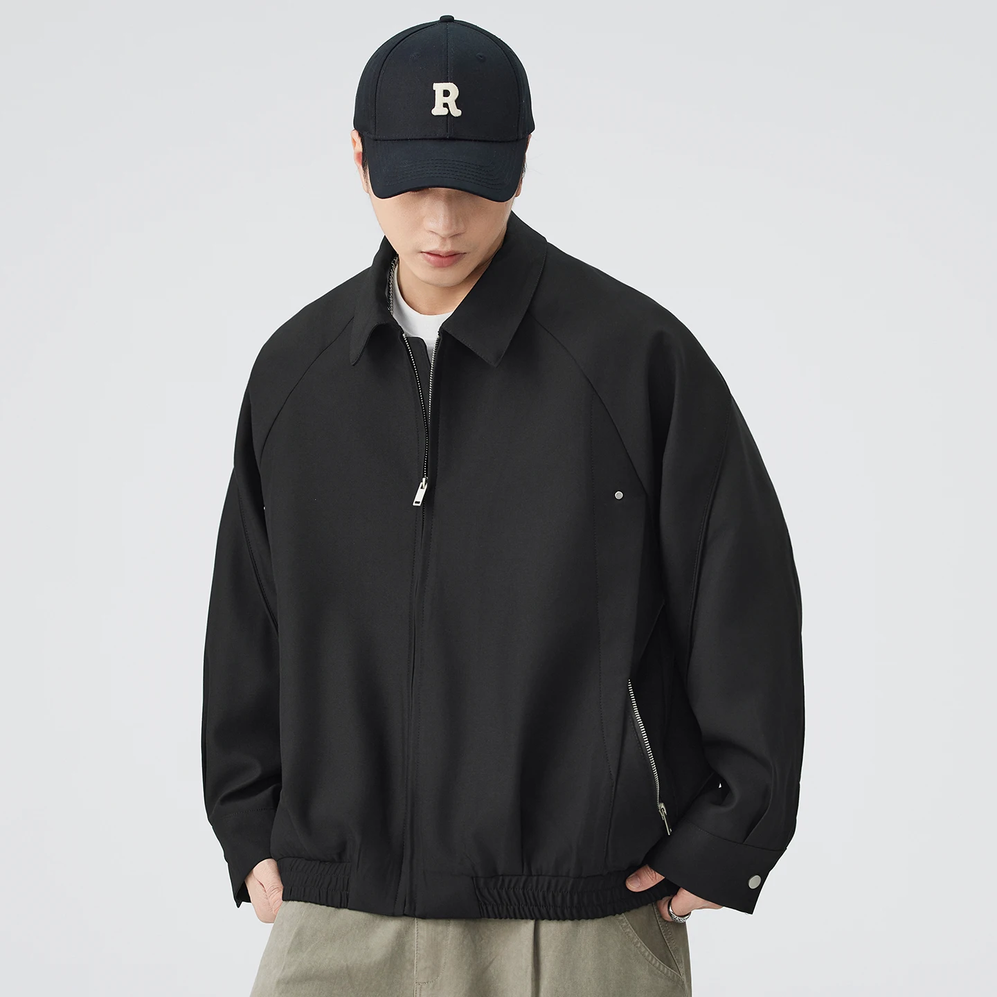 Мужская японская уличная модная свободная повседневная короткая куртка-бомбер женская весенне-осенняя верхняя одежда пара пальто-карго
Мужская японская уличная модная свободная повседневная короткая куртка-бомбер женская весенне-осенняя верхняя одежда пара пальто-карго