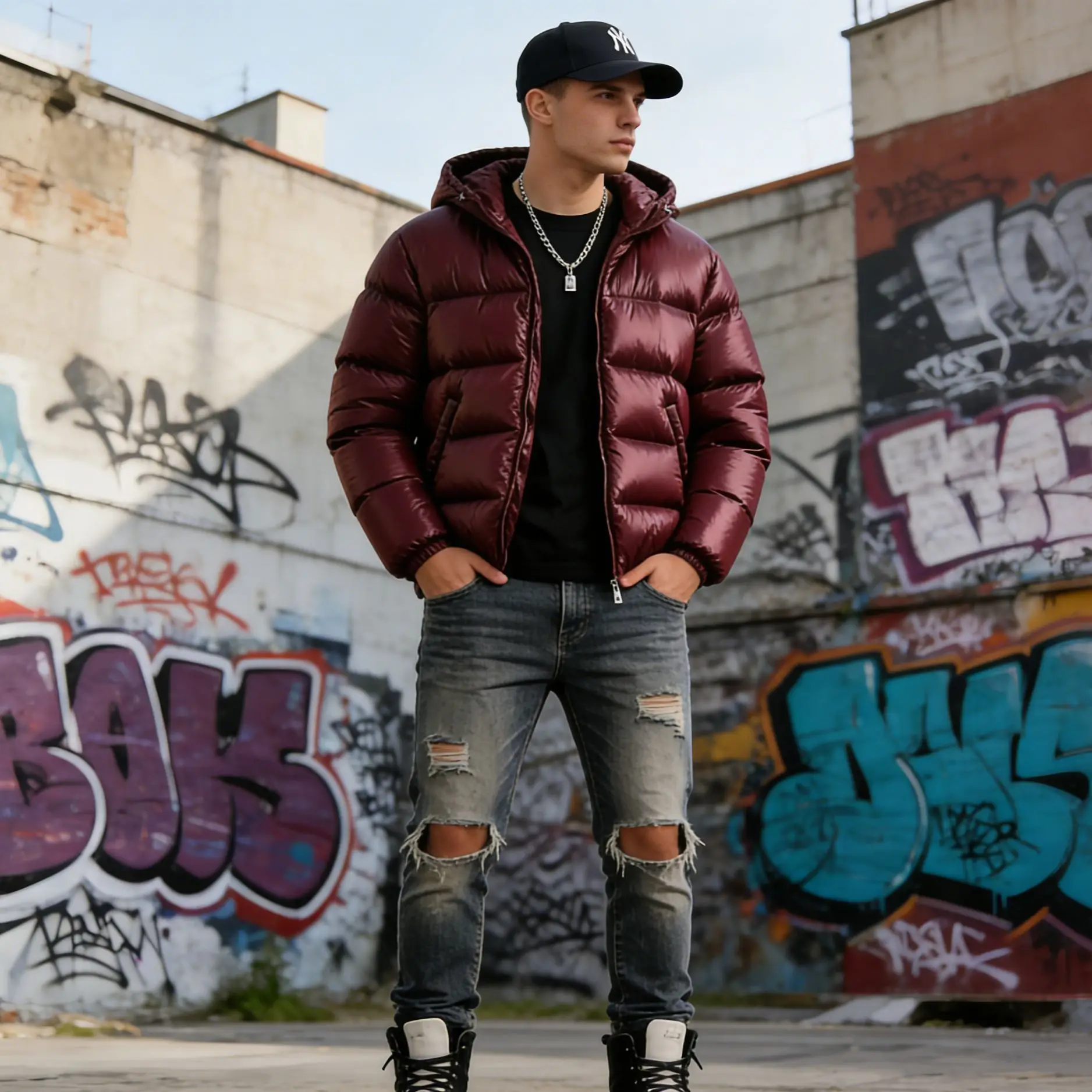 Men's Cotton Clothes Bread Clothes American Casual Autumn And Winter Hooded Jacket Men
Men's Cotton Clothes Bread Clothes American Casual Autumn And Winter Hooded Jacket Men