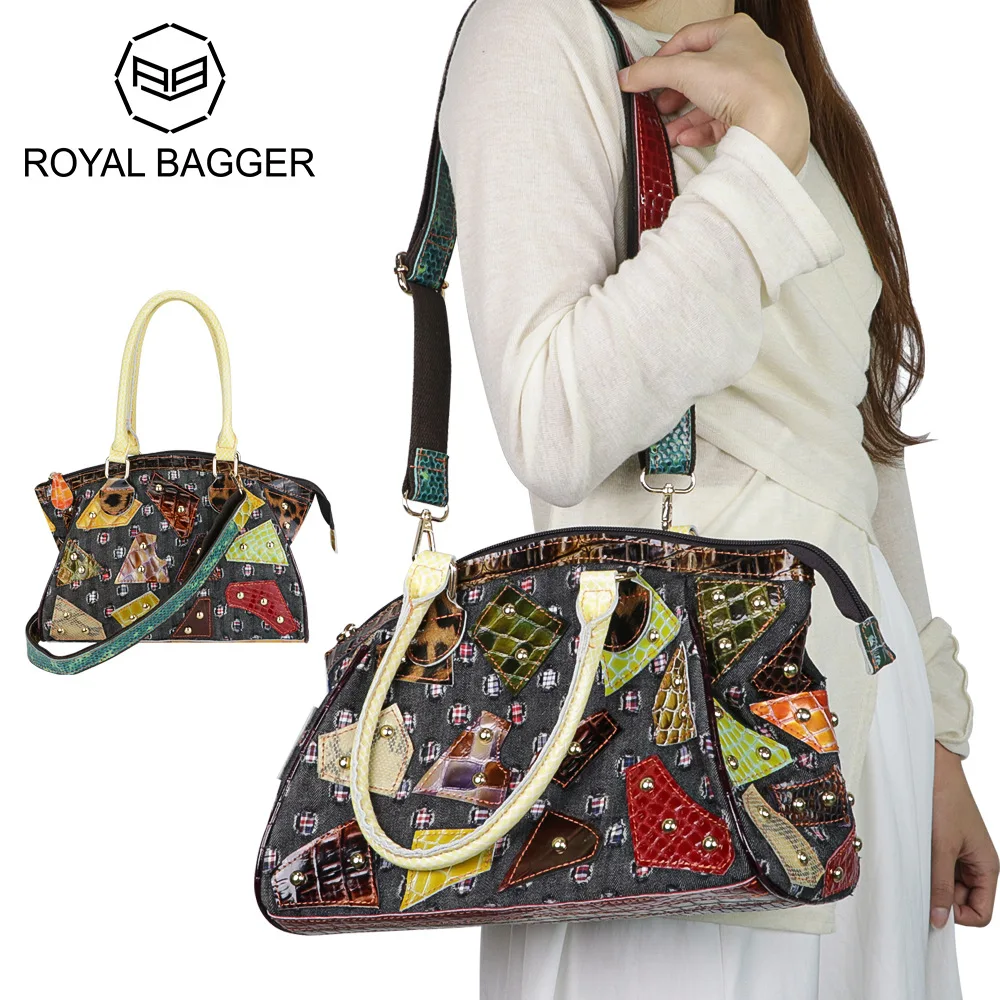 Royal Bagger Genuine Leather Handbags Retro Simple Shoulder Crossbody Bags Large Capacity Tote Bag for Women 2498
Royal Bagger Genuine Leather Handbags Retro Simple Shoulder Crossbody Bags Large Capacity Tote Bag for Women 2498