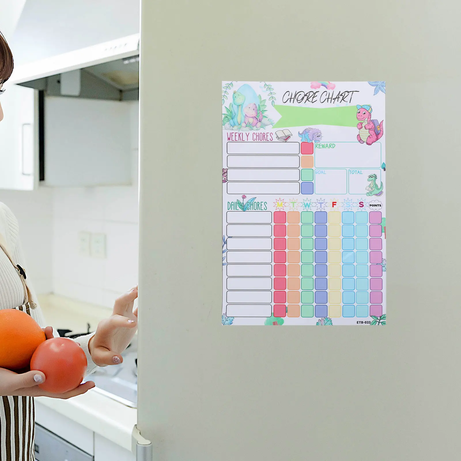 1 Sheet Magnetic Chore Chart for Safe Long-Lasting Behavior Tracker Sticker Convenient Home Routine Planner for Parents
1 Sheet Magnetic Chore Chart for Safe Long-Lasting Behavior Tracker Sticker Convenient Home Routine Planner for Parents