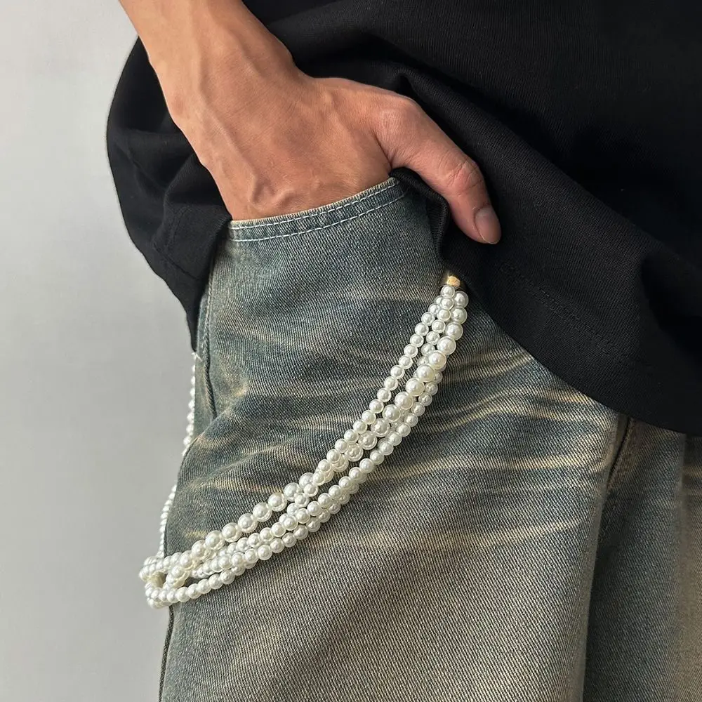 Punk Tassel Pearl Waist Chain Gothic Zinc Alloy Punk Belt Chain Harajuku Beads Tassel Jeans Chain Male
Punk Tassel Pearl Waist Chain Gothic Zinc Alloy Punk Belt Chain Harajuku Beads Tassel Jeans Chain Male