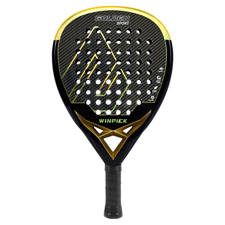 treated Carbon fiber material 3K all-round padel racket, balanced hitting performance for bulk wholesale buyers, private label g
treated Carbon fiber material 3K all-round padel racket, balanced hitting performance for bulk wholesale buyers, private label g