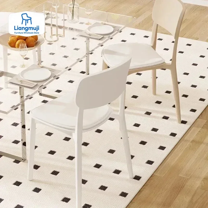 Comfortable White Dining Chairs Modern Luxury Trendy European Dining Chairs Plastic Kitchen Chaise Salle A Manger Home Furniture
Comfortable White Dining Chairs Modern Luxury Trendy European Dining Chairs Plastic Kitchen Chaise Salle A Manger Home Furniture