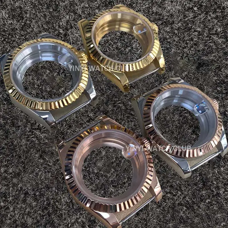 39mm Watch Case gold black rose sliver Butterfly Buckle Strap Watch Case Transparent Bottom Watch Accessories for NH35/NH36
39mm Watch Case gold black rose sliver Butterfly Buckle Strap Watch Case Transparent Bottom Watch Accessories for NH35/NH36