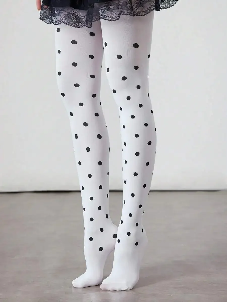 Polka Dot Sheer White Tights For Women Thin Summer Pantyhose Leggings
Polka Dot Sheer White Tights For Women Thin Summer Pantyhose Leggings