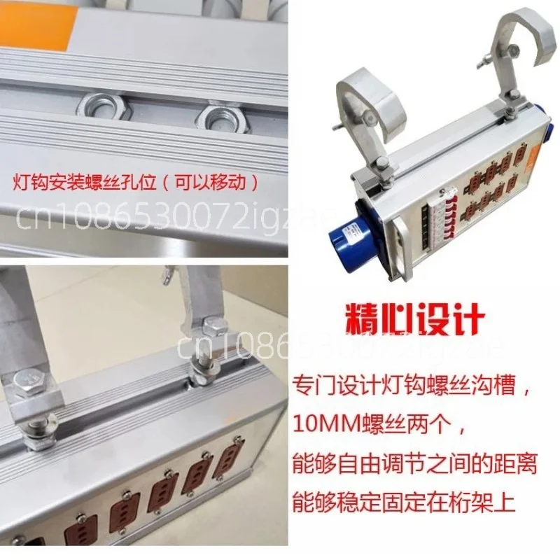 6-way small electrical box, 16A socket box, portable large screen LED screen power box, controller, stage distribution box
6-way small electrical box, 16A socket box, portable large screen LED screen power box, controller, stage distribution box