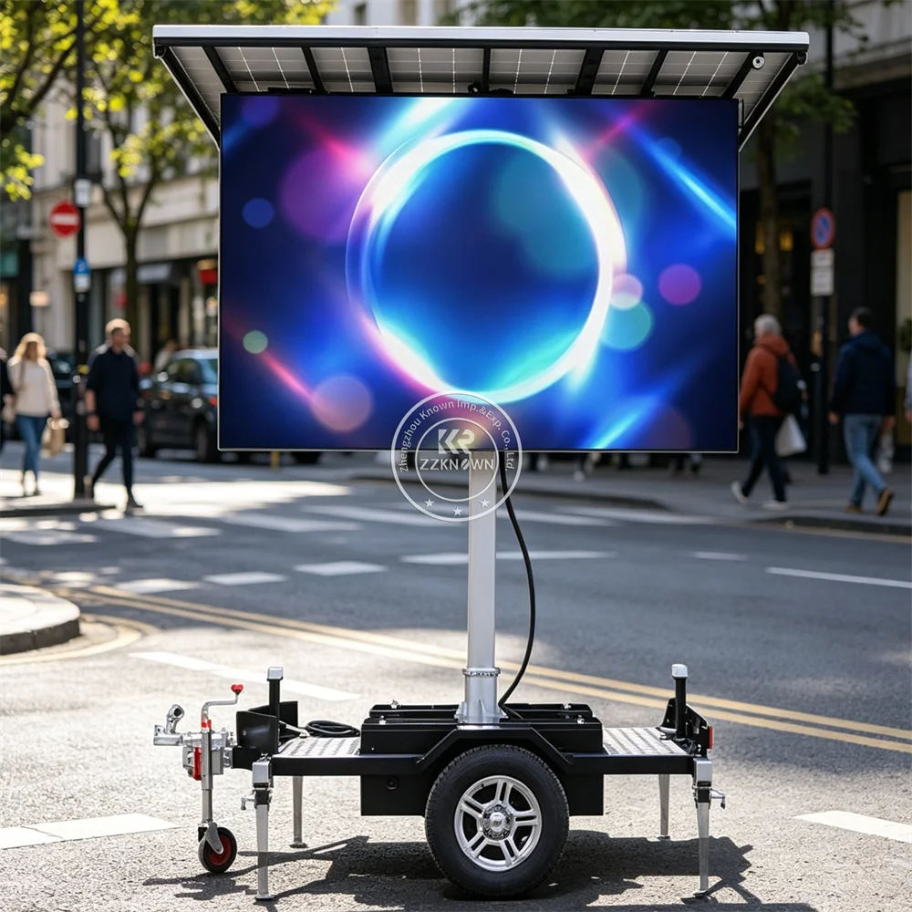 Mobile Solar LED Advertising Trailer Outdoor Billboard Screen Truck Digital Marketing Display Trailer High Bright Screen
Mobile Solar LED Advertising Trailer Outdoor Billboard Screen Truck Digital Marketing Display Trailer High Bright Screen