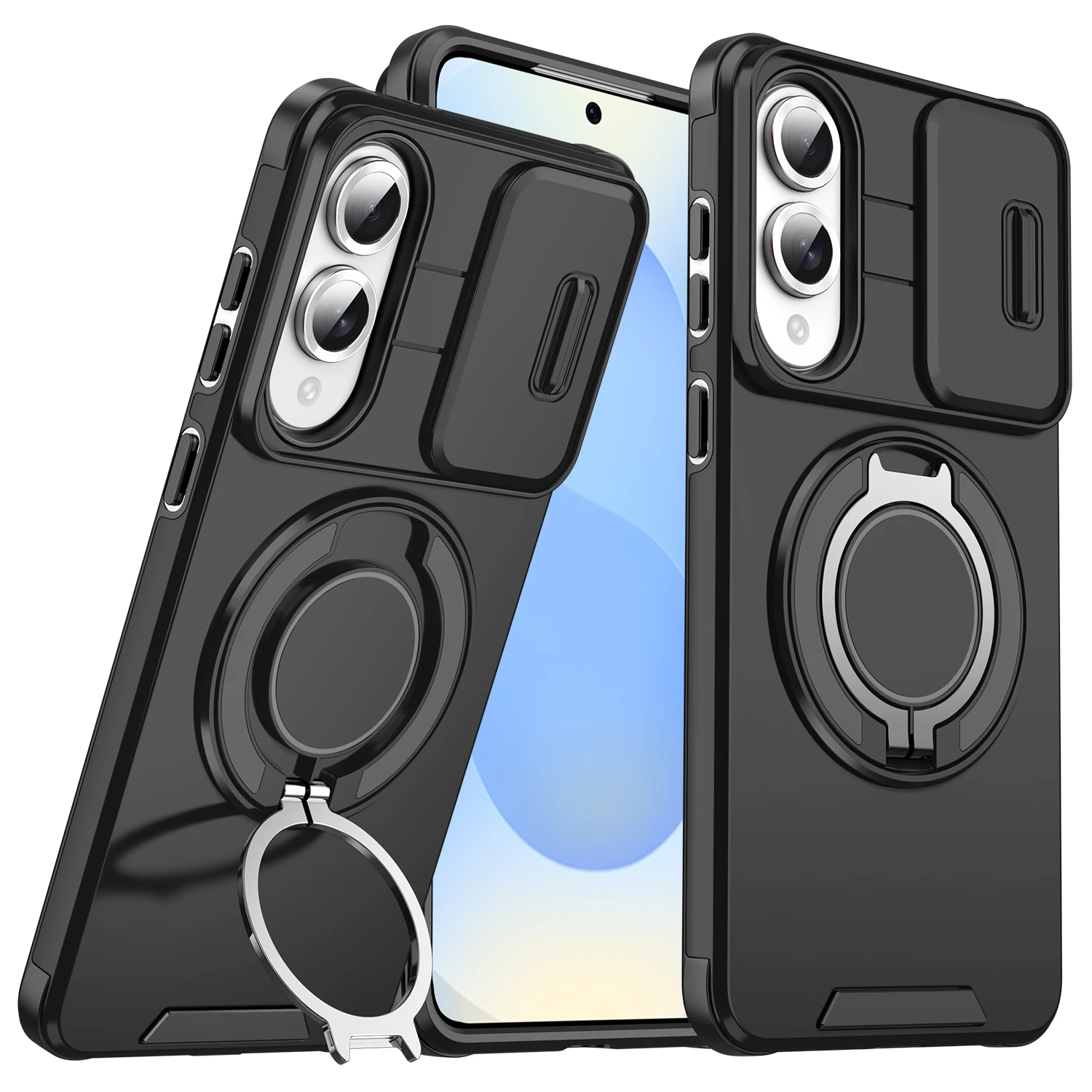 Shockproof Magnetic Ring Stand Case For Samsung Galaxy S25 Edge Slide Camera Lens Protection Soft TPU Frame Plastic Back Cover
Shockproof Magnetic Ring Stand Case For Samsung Galaxy S25 Edge Slide Camera Lens Protection Soft TPU Frame Plastic Back Cover