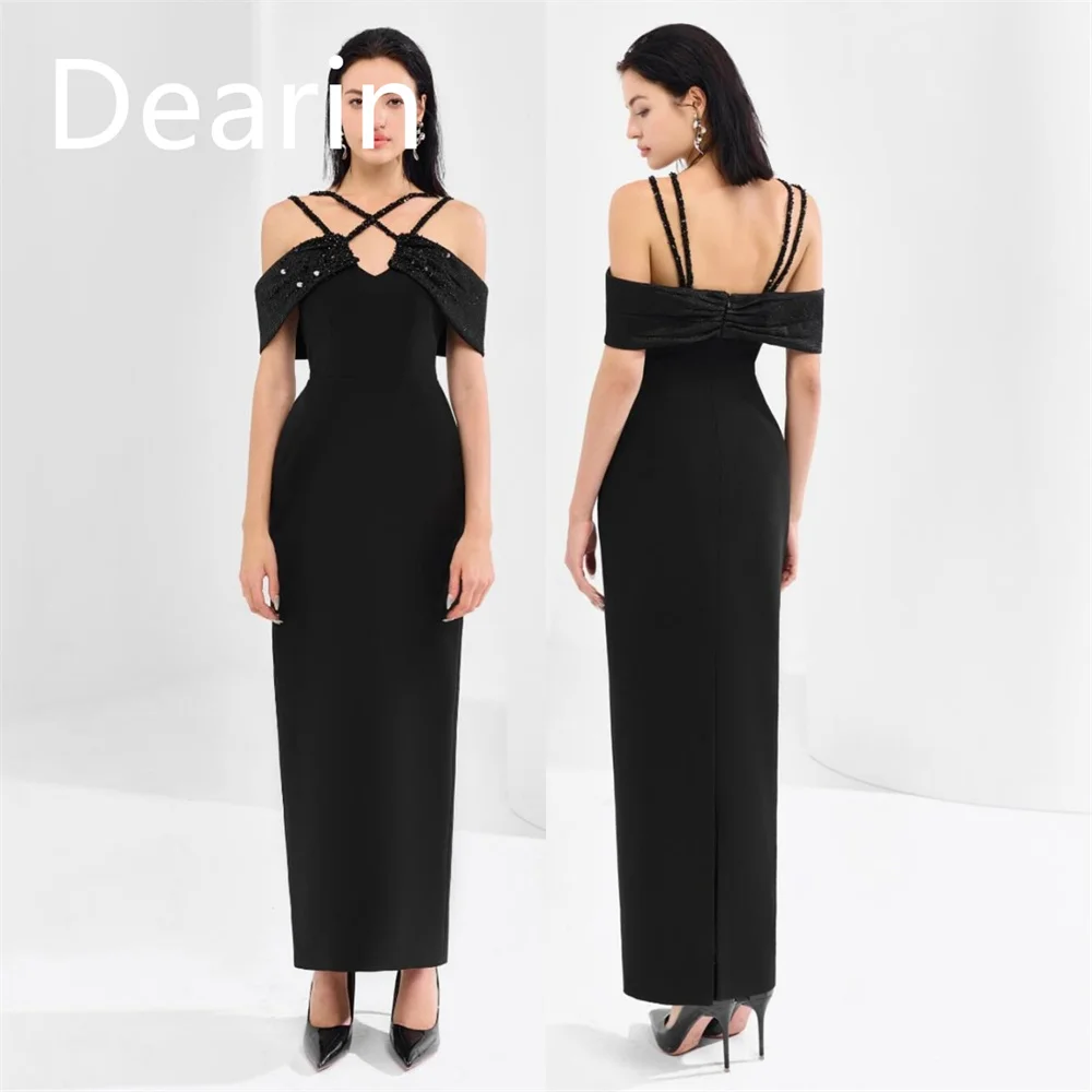 Customized Formal Dress Evening Women Dearin Halter Column Ankle Length Skirts Vertically Bespoke Occasion Dresses Prom Gown
Customized Formal Dress Evening Women Dearin Halter Column Ankle Length Skirts Vertically Bespoke Occasion Dresses Prom Gown