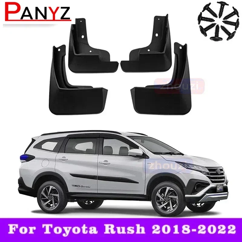 4x брызговики для Toyota Rush 2018 ~ 2022 Daihatsu Terios F800 F850, аксессуары Perodua Aruz, брызговики, брызговики, крыло
4x брызговики для Toyota Rush 2018 ~ 2022 Daihatsu Terios F800 F850, аксессуары Perodua Aruz, брызговики, брызговики, крыло