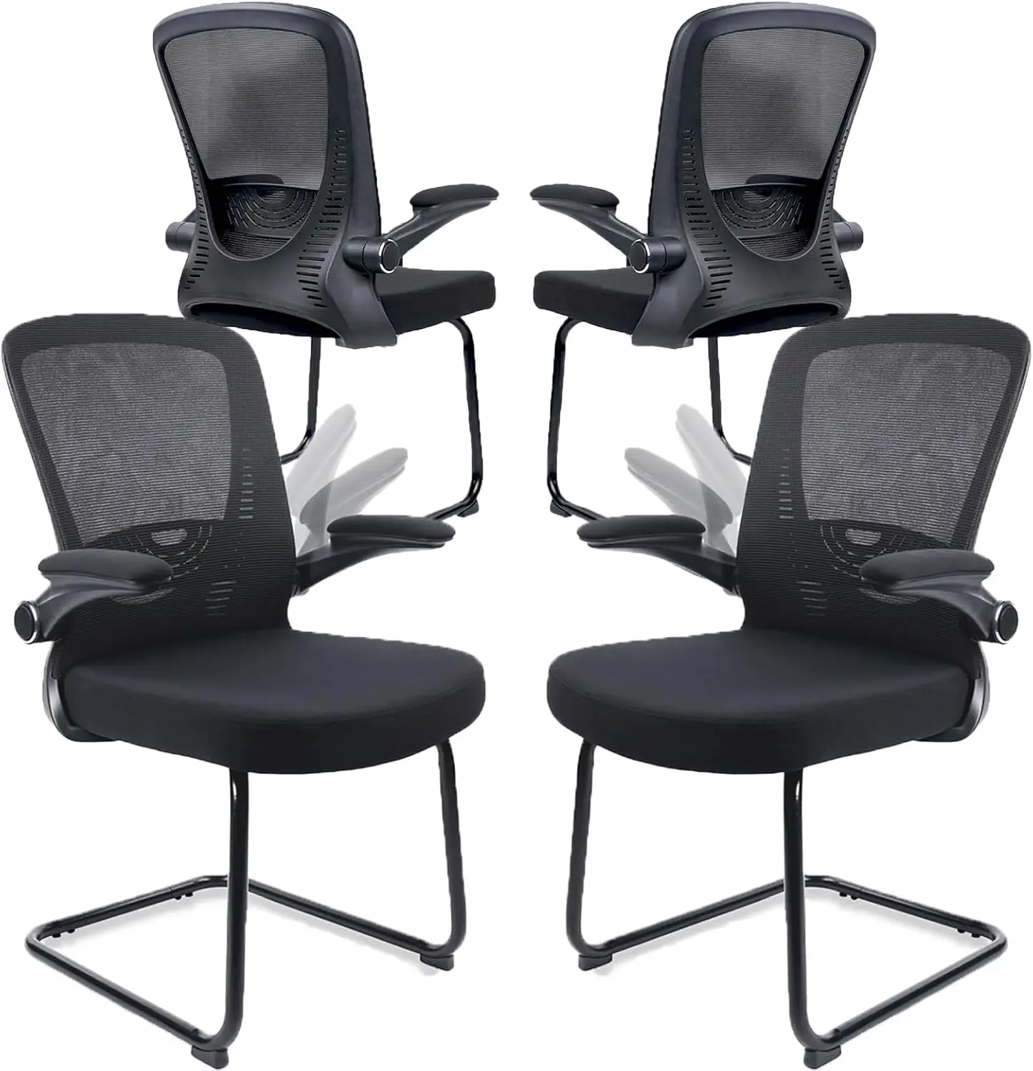 Office Guest Chair No Wheels With Lumbar Support And Flip-Up Armrest Mid Ba Mesh Space Air Grid Series Sled Base For Reception
Office Guest Chair No Wheels With Lumbar Support And Flip-Up Armrest Mid Ba Mesh Space Air Grid Series Sled Base For Reception