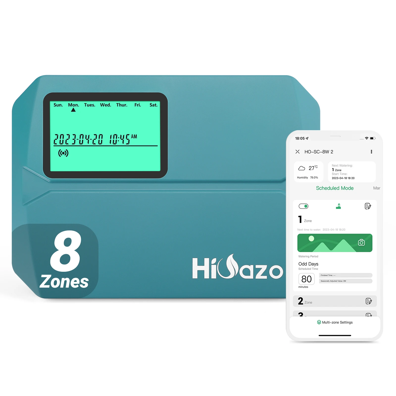 INKBIRD 8-Zone WIFI Garden Watering Timer Smart Sprinkler Controller Drip Irrigation System Water Controller Seasonal Adjust
INKBIRD 8-Zone WIFI Garden Watering Timer Smart Sprinkler Controller Drip Irrigation System Water Controller Seasonal Adjust