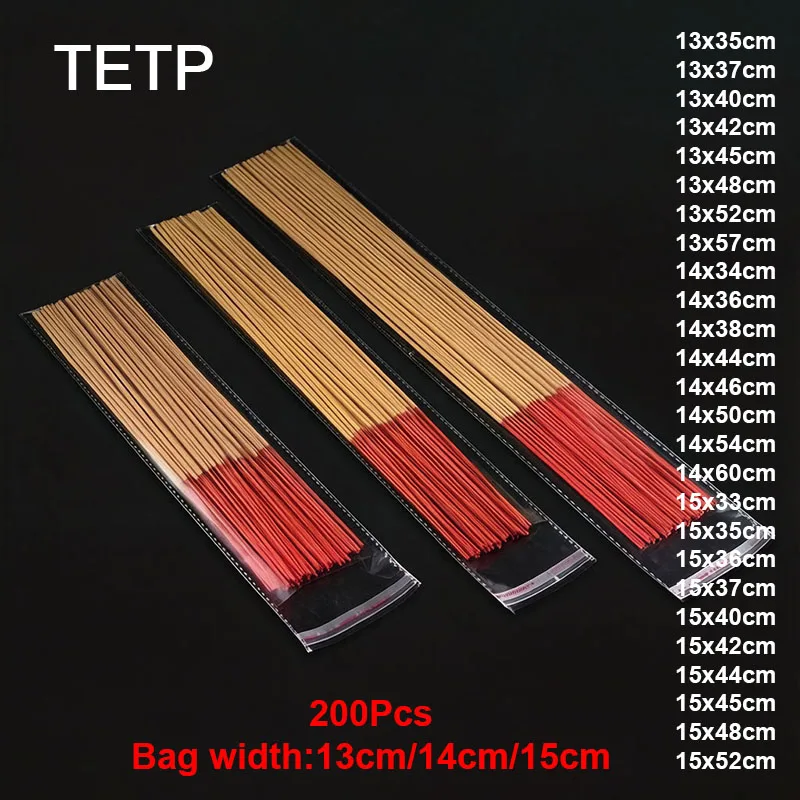 TETP 200Pcs Width 13cm/14cm/15cm Long Opp Bags For Scarf Umbrella Wig Gift Packaging Storage Self-Adhesive Cellophane Pocket
TETP 200Pcs Width 13cm/14cm/15cm Long Opp Bags For Scarf Umbrella Wig Gift Packaging Storage Self-Adhesive Cellophane Pocket
