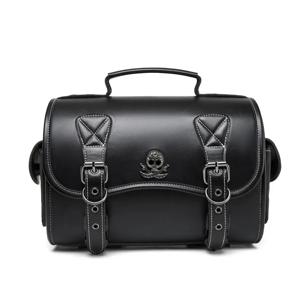 Unisex Steampunk Accessories Medieval Locomotive Bag Retro Motorcycle Side Bag Black Skull Pattern Knight Side Box Punk Style
Unisex Steampunk Accessories Medieval Locomotive Bag Retro Motorcycle Side Bag Black Skull Pattern Knight Side Box Punk Style