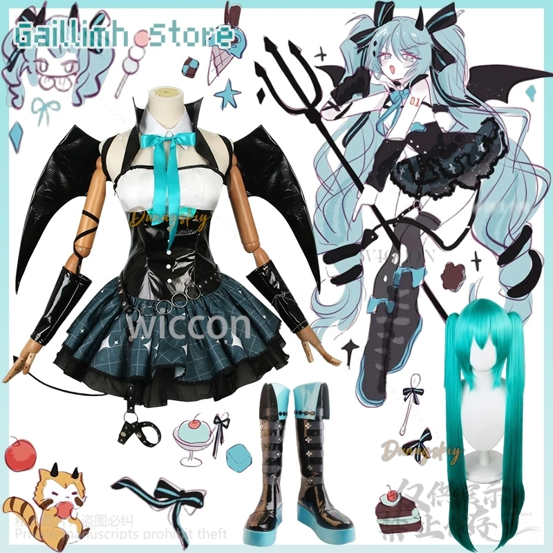 Game Project Sekai 코스프레 Mikuuu Anime Costume Little Raccoons Kawaii Dress Jirai Kei Girls Lolita Demon Wing Tail Customized
Game Project Sekai 코스프레 Mikuuu Anime Costume Little Raccoons Kawaii Dress Jirai Kei Girls Lolita Demon Wing Tail Customized