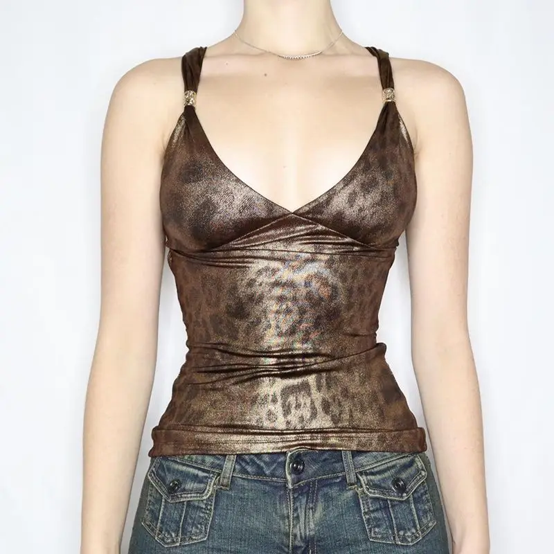 Camisole Leopard Print Vintage Aesthetic Sleeveless Crop Tops Women Summer 2024 Sexy Coquette Tank Slim Waist And Slimming Top
Camisole Leopard Print Vintage Aesthetic Sleeveless Crop Tops Women Summer 2024 Sexy Coquette Tank Slim Waist And Slimming Top