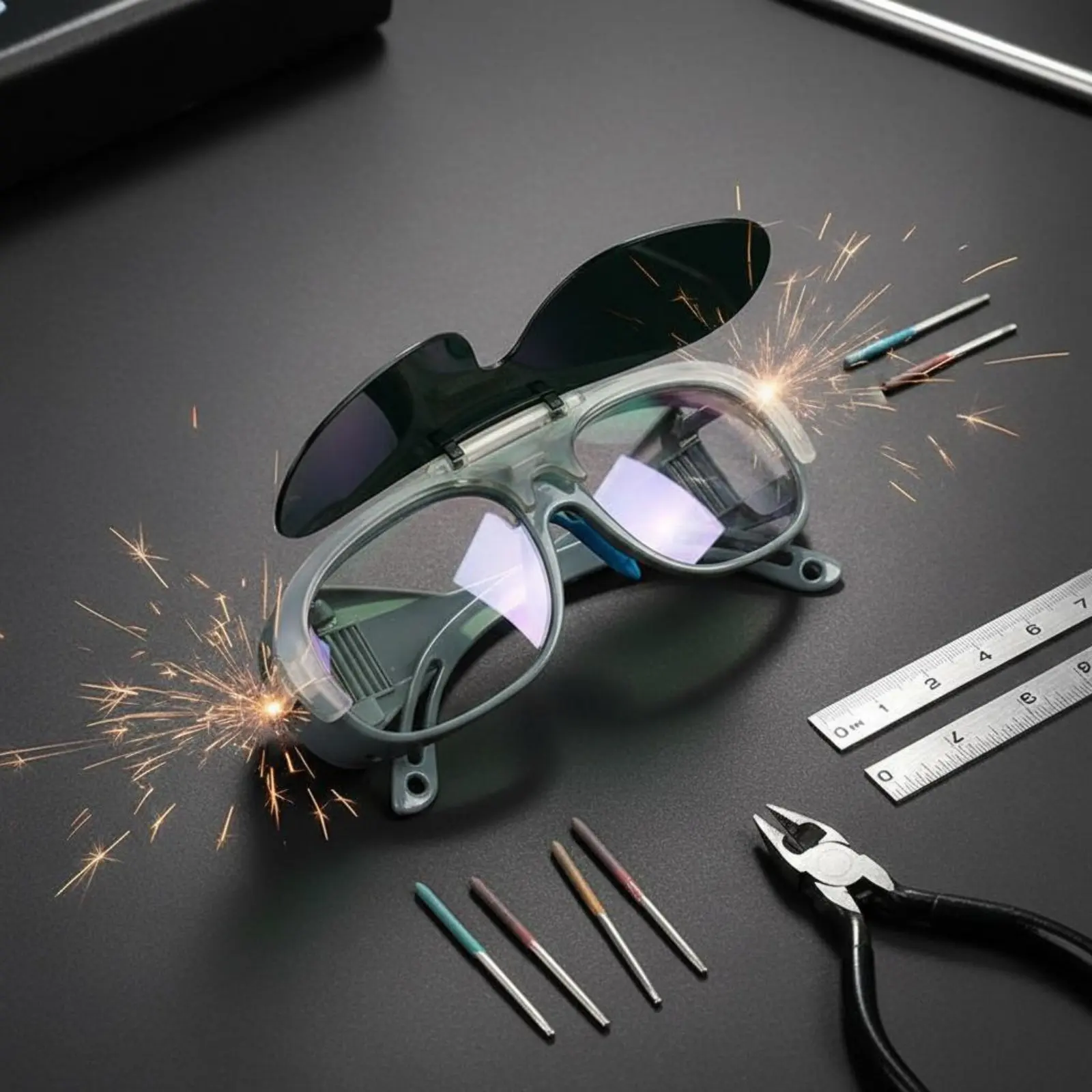 Flip-up Soldering Goggles High Visibility Argon Arc Welding Soldering Goggles for Welders
Flip-up Soldering Goggles High Visibility Argon Arc Welding Soldering Goggles for Welders