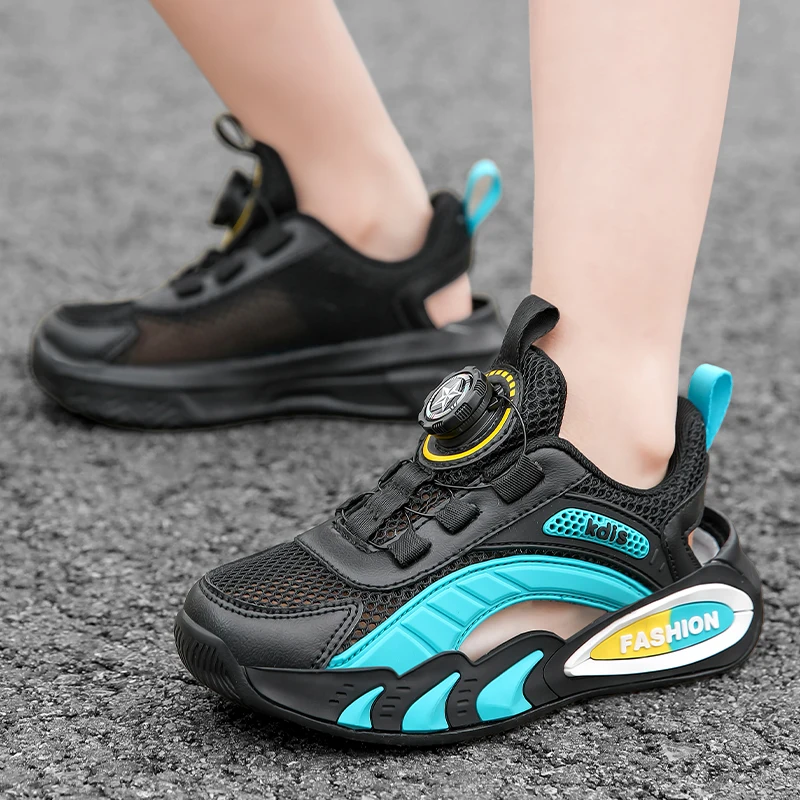 Summer children's rotating buckle sports shoes walking mesh breathable casual shoes men's and women's lightweight running shoes
Summer children's rotating buckle sports shoes walking mesh breathable casual shoes men's and women's lightweight running shoes