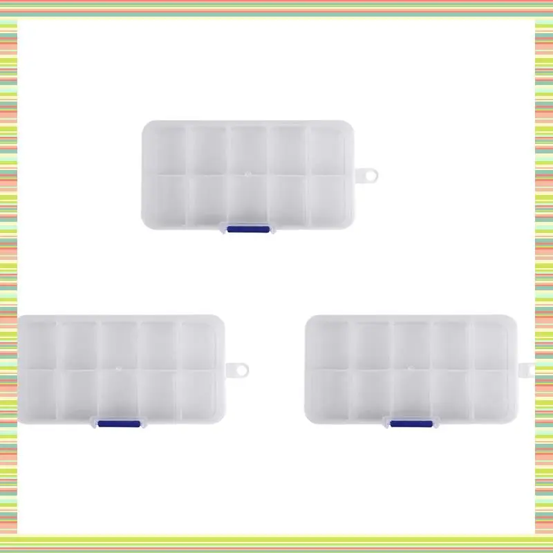 A97P 3X 1 To 10 Compartment Plastic Storage Box Transparent For Pearl Pin Jewelry Tools Small Accessories
A97P 3X 1 To 10 Compartment Plastic Storage Box Transparent For Pearl Pin Jewelry Tools Small Accessories