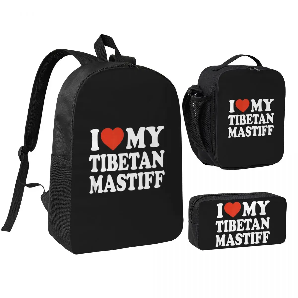 I Love My Tibetan Mastiff Tibetan Mastiff Dog Backpack BookBag School Bag Shoulder Bags 3ps Insulated Lunch Bag Pencil Case
I Love My Tibetan Mastiff Tibetan Mastiff Dog Backpack BookBag School Bag Shoulder Bags 3ps Insulated Lunch Bag Pencil Case