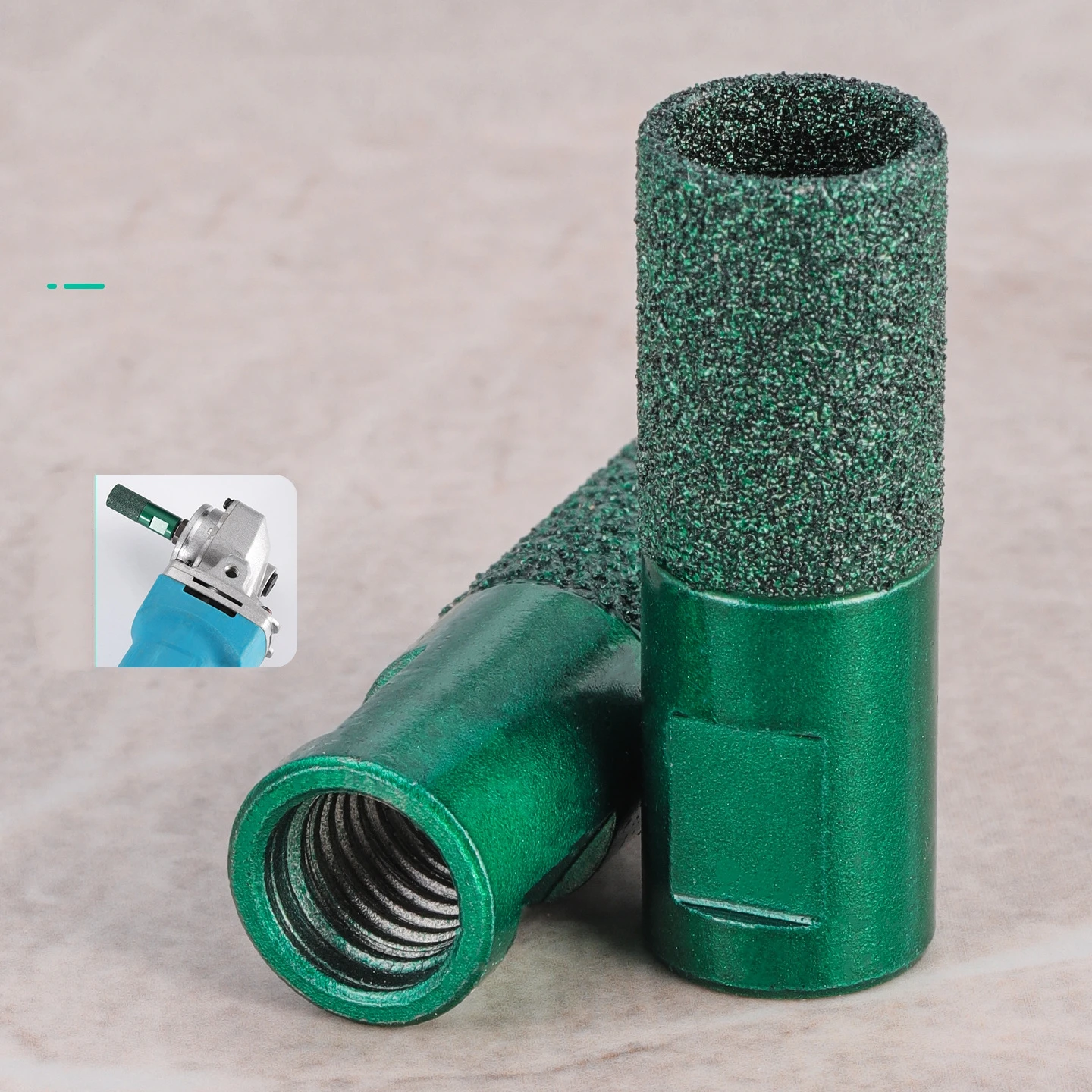 15mm M10 Vaccum Brazed Milling Cutter Diamond Ceramic Tile Marble Stone Slotting Tool Diamond Grinding Head for Angle Grinder
15mm M10 Vaccum Brazed Milling Cutter Diamond Ceramic Tile Marble Stone Slotting Tool Diamond Grinding Head for Angle Grinder