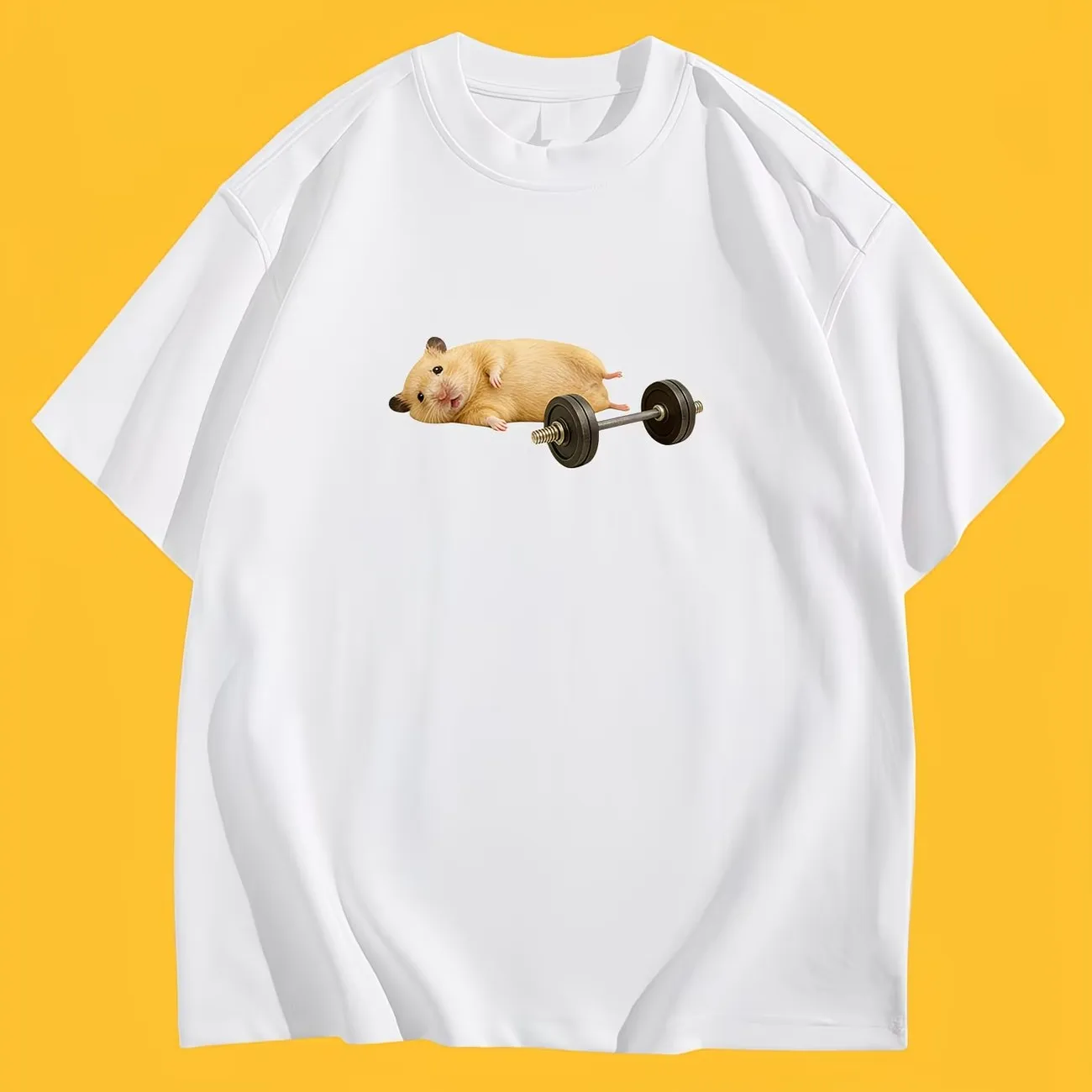 Funny Hamster Weightlifting Meme T-Shirt Gym Humor Graphic Tee Summer Short Sleeve Casual Streetwear Trendy Fashion Unisex Top
Funny Hamster Weightlifting Meme T-Shirt Gym Humor Graphic Tee Summer Short Sleeve Casual Streetwear Trendy Fashion Unisex Top