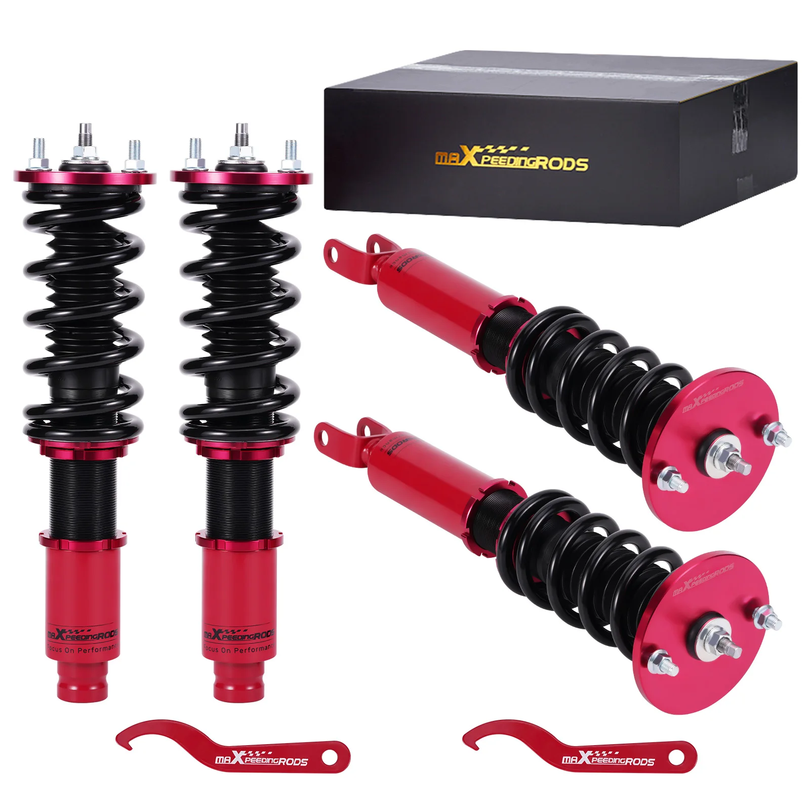 Регулируемые койловеры MaXpeedingrods, амортизаторы для Honda Accord 1990-1997, амортизаторы, комплект стоек подвески катушки
Регулируемые койловеры MaXpeedingrods, амортизаторы для Honda Accord 1990-1997, амортизаторы, комплект стоек подвески катушки
