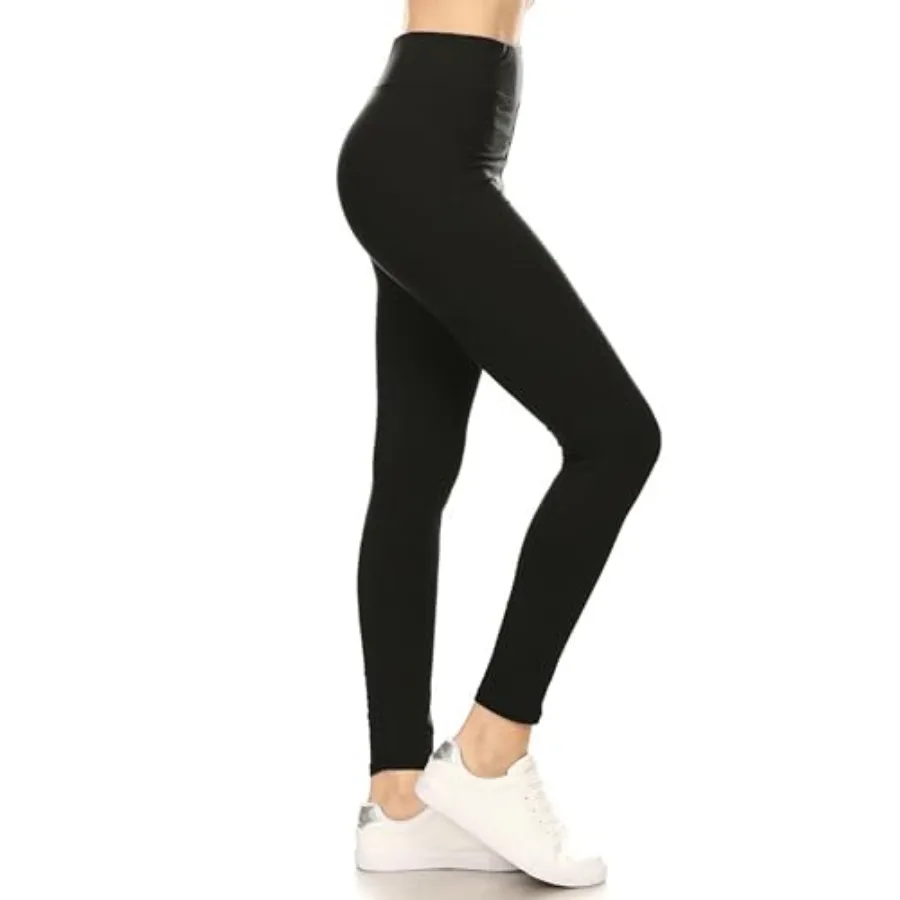 Leggings Depot High Waisted Leggings for Women Buttery Smooth and Soft Women's Solid Yoga - Reg, Plus,,5X
Leggings Depot High Waisted Leggings for Women Buttery Smooth and Soft Women's Solid Yoga - Reg, Plus,,5X