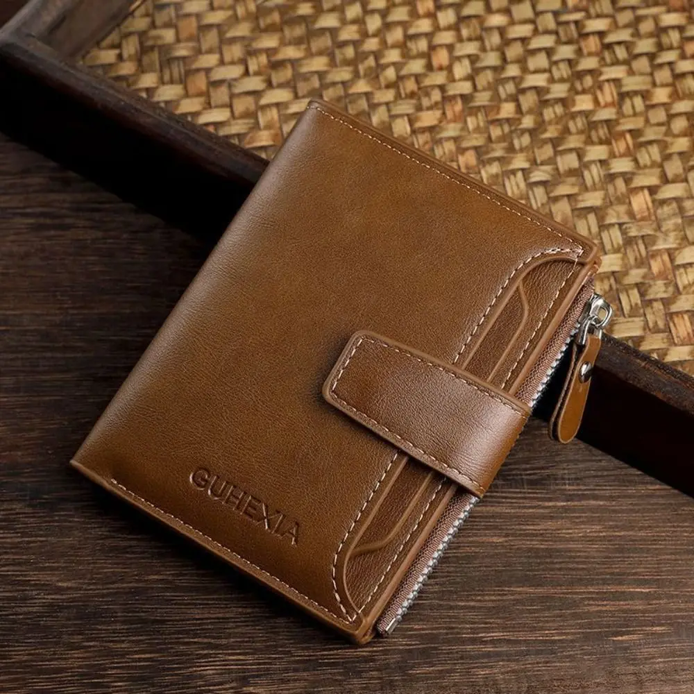 Fashion PU Leather Men's Coin Purse Wallet RFID Blocking Large Capacity Business Card Holder Zipper Card Bag
Fashion PU Leather Men's Coin Purse Wallet RFID Blocking Large Capacity Business Card Holder Zipper Card Bag