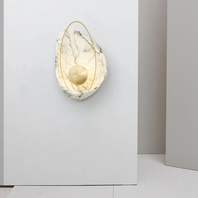 Nordic post-modern simple light luxury engineering bedroom bedside wall lamp creative imitation marble background wall living
Nordic post-modern simple light luxury engineering bedroom bedside wall lamp creative imitation marble background wall living