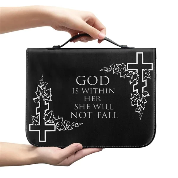 Fashion Cross Design Church Bible Bag Protection Bible Cover Case for Women Bible Verse Printed Female Personalized Handbags
Fashion Cross Design Church Bible Bag Protection Bible Cover Case for Women Bible Verse Printed Female Personalized Handbags