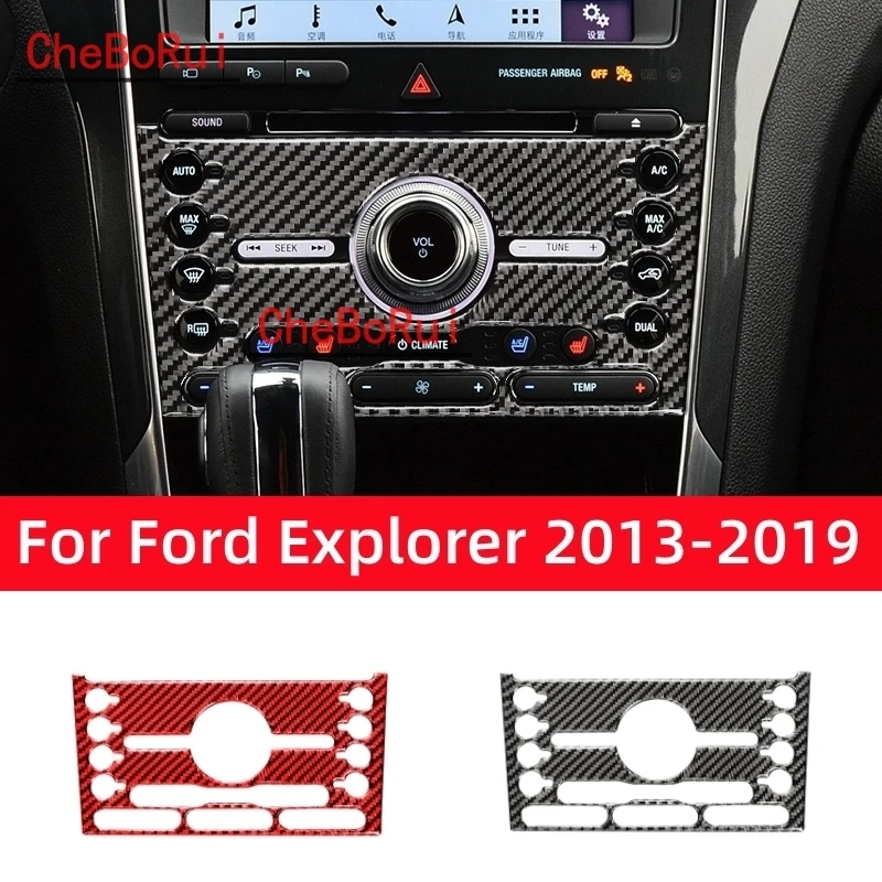 Аксессуары из углеродного волокна для Ford Explorer 2013-2019, Центральная кнопка управления салона автомобиля, декоративная рамка, наклейки на крышку
Аксессуары из углеродного волокна для Ford Explorer 2013-2019, Центральная кнопка управления салона автомобиля, декоративная рамка, наклейки на крышку