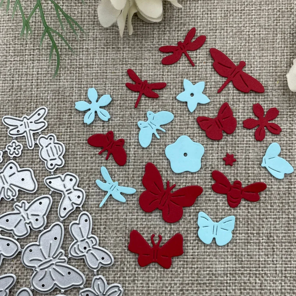 Dragonfly Butterfly Metal Cutting Dies Stencils For DIY Scrapbooking Decorative Handcraft Die Cutting Template Mold
Dragonfly Butterfly Metal Cutting Dies Stencils For DIY Scrapbooking Decorative Handcraft Die Cutting Template Mold