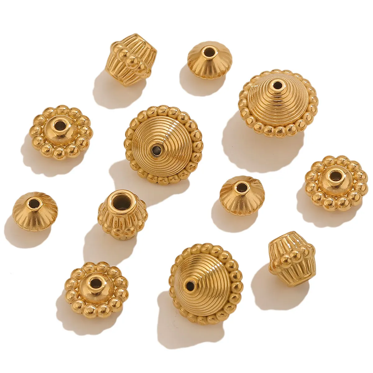 5pcs Stainless Steel Textured Double Cone Spacer Beads for Bracelet Making Retro Roman Style DIY Jewelry Supplies Accessories
5pcs Stainless Steel Textured Double Cone Spacer Beads for Bracelet Making Retro Roman Style DIY Jewelry Supplies Accessories