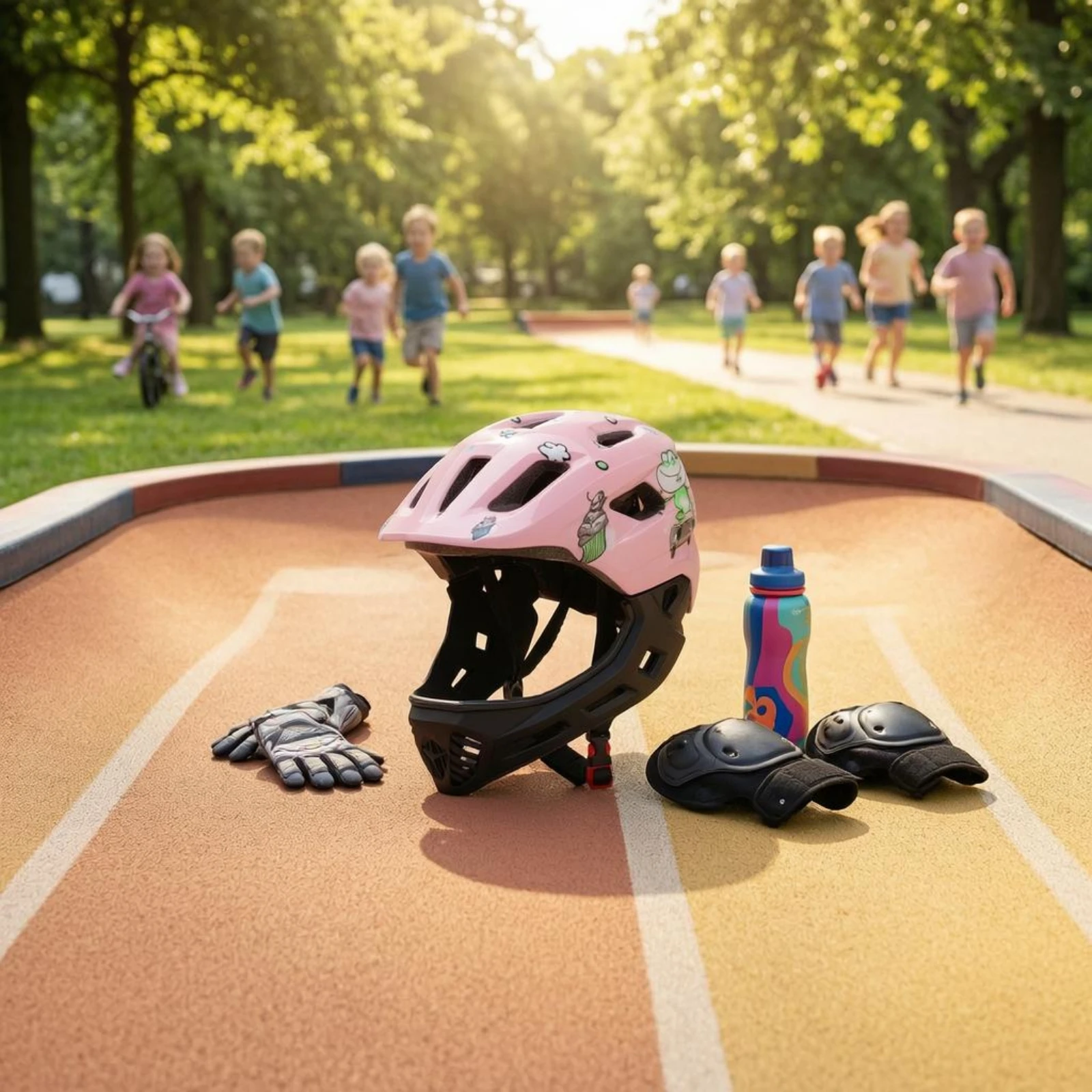 Detachable Children Helmet Impact-Absorbing Helmet with Chin Guard Child Safety Gear Cartoon Graphics Adjustable for Bicycles
Detachable Children Helmet Impact-Absorbing Helmet with Chin Guard Child Safety Gear Cartoon Graphics Adjustable for Bicycles
