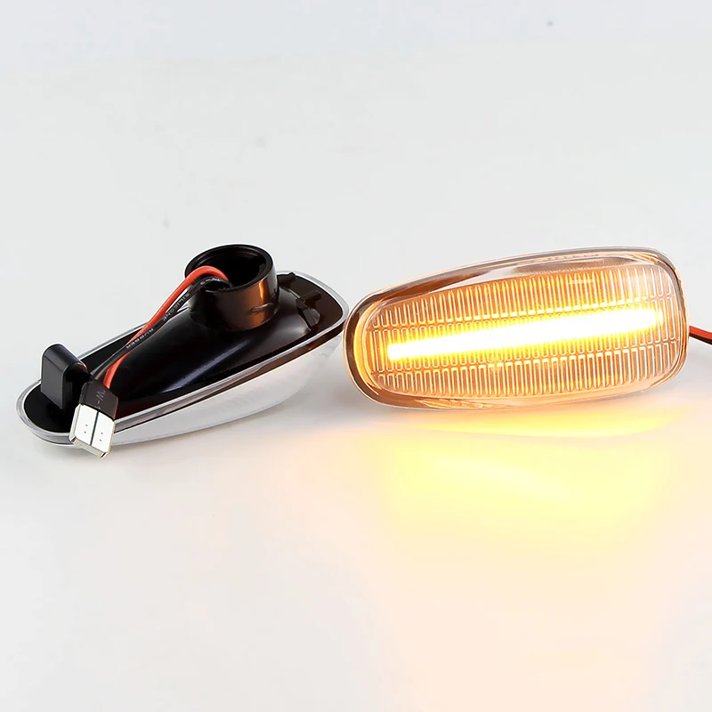 2× Side Marker Lights Dynamic Turn Signal for Mercedes-Benz E-Class W124 A124 C124 ML-Class W163 E-Class W210 S210 C-Class W202
2× Side Marker Lights Dynamic Turn Signal for Mercedes-Benz E-Class W124 A124 C124 ML-Class W163 E-Class W210 S210 C-Class W202