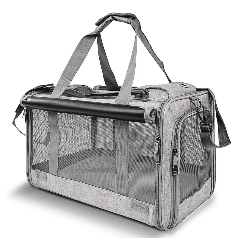 Large Capacity Cat Carrier Bag Soft-Sided Collapsible Shoulder Pet Bag Ventilation Carrying Handbag for Cat Puppy Dog Supplies
Large Capacity Cat Carrier Bag Soft-Sided Collapsible Shoulder Pet Bag Ventilation Carrying Handbag for Cat Puppy Dog Supplies