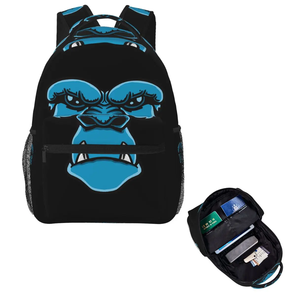 Gorilla Face Student Backpack School Bag Hiking Travel Daypack for Men Women Fashion Bookbag Shoulder Bags
Gorilla Face Student Backpack School Bag Hiking Travel Daypack for Men Women Fashion Bookbag Shoulder Bags