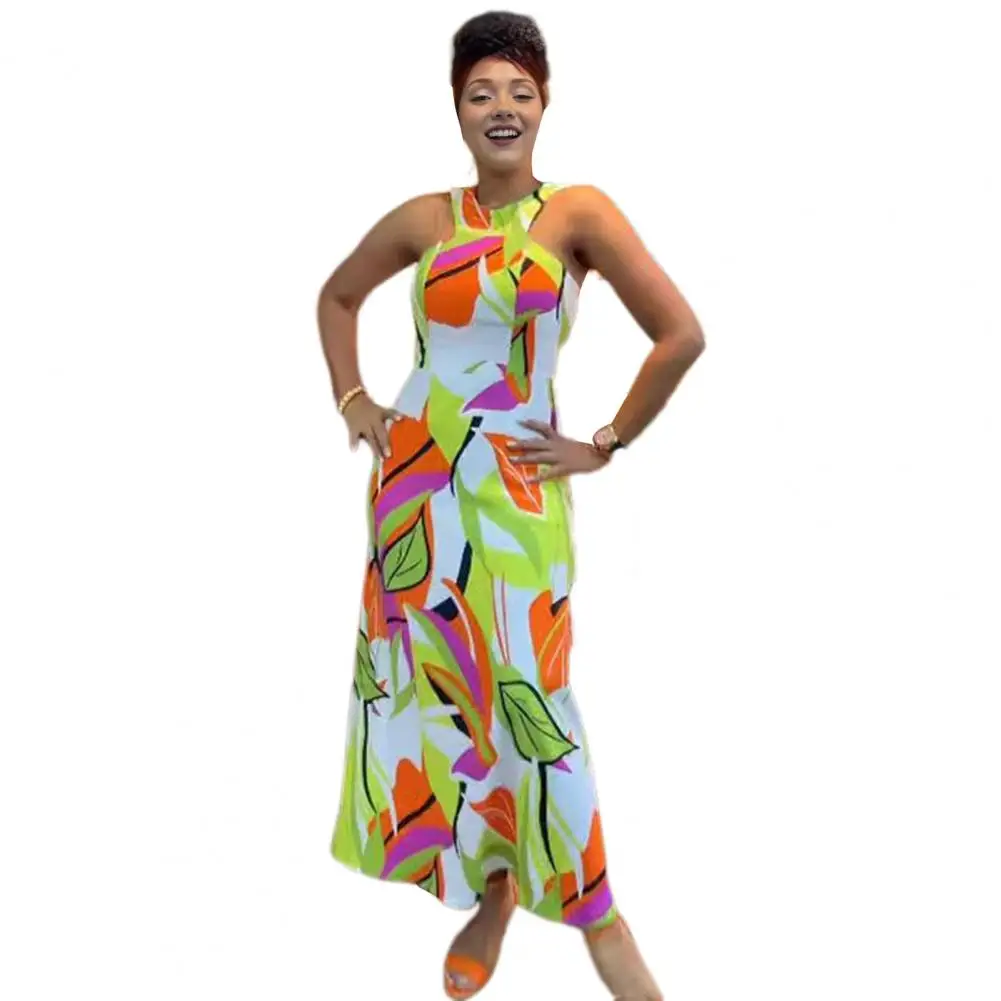 Women Printed Dress Women Evening Dress Elegant Off Shoulder Maxi Dress with Colorful Print Side Pockets Back Zipper for Summer
Women Printed Dress Women Evening Dress Elegant Off Shoulder Maxi Dress with Colorful Print Side Pockets Back Zipper for Summer