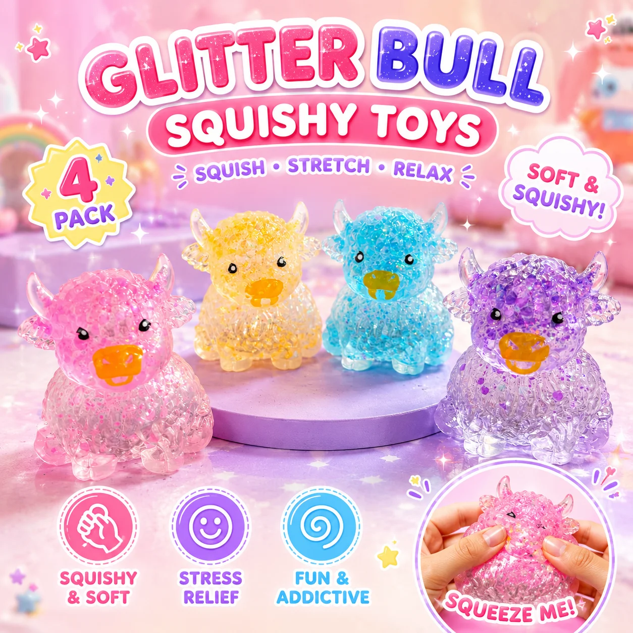 Cute Rhinoceros Maltose Squishy Stretchy Slow Rebound Stress Ball Soft Jelly Squeeze Toy ADHD Autism Sensory Relief Gift
Cute Rhinoceros Maltose Squishy Stretchy Slow Rebound Stress Ball Soft Jelly Squeeze Toy ADHD Autism Sensory Relief Gift