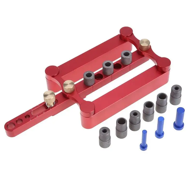 Multi-functional Wood Dowel Hole Drilling Guide Woodworking Positioner Locator Tool
Multi-functional Wood Dowel Hole Drilling Guide Woodworking Positioner Locator Tool