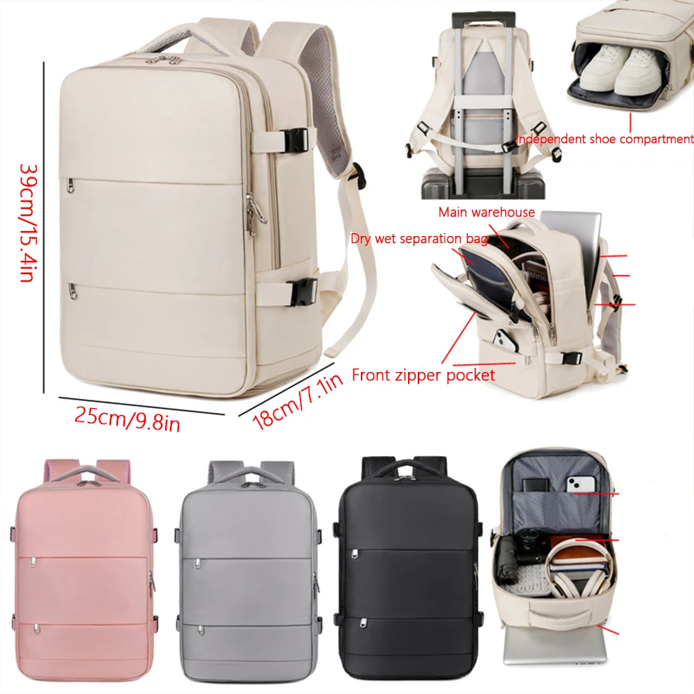Travel Backpack Women 2025 New Backpack Travel Lightweight Luggage Bag Large Capacity Business Trip Computer Backpack
Travel Backpack Women 2025 New Backpack Travel Lightweight Luggage Bag Large Capacity Business Trip Computer Backpack