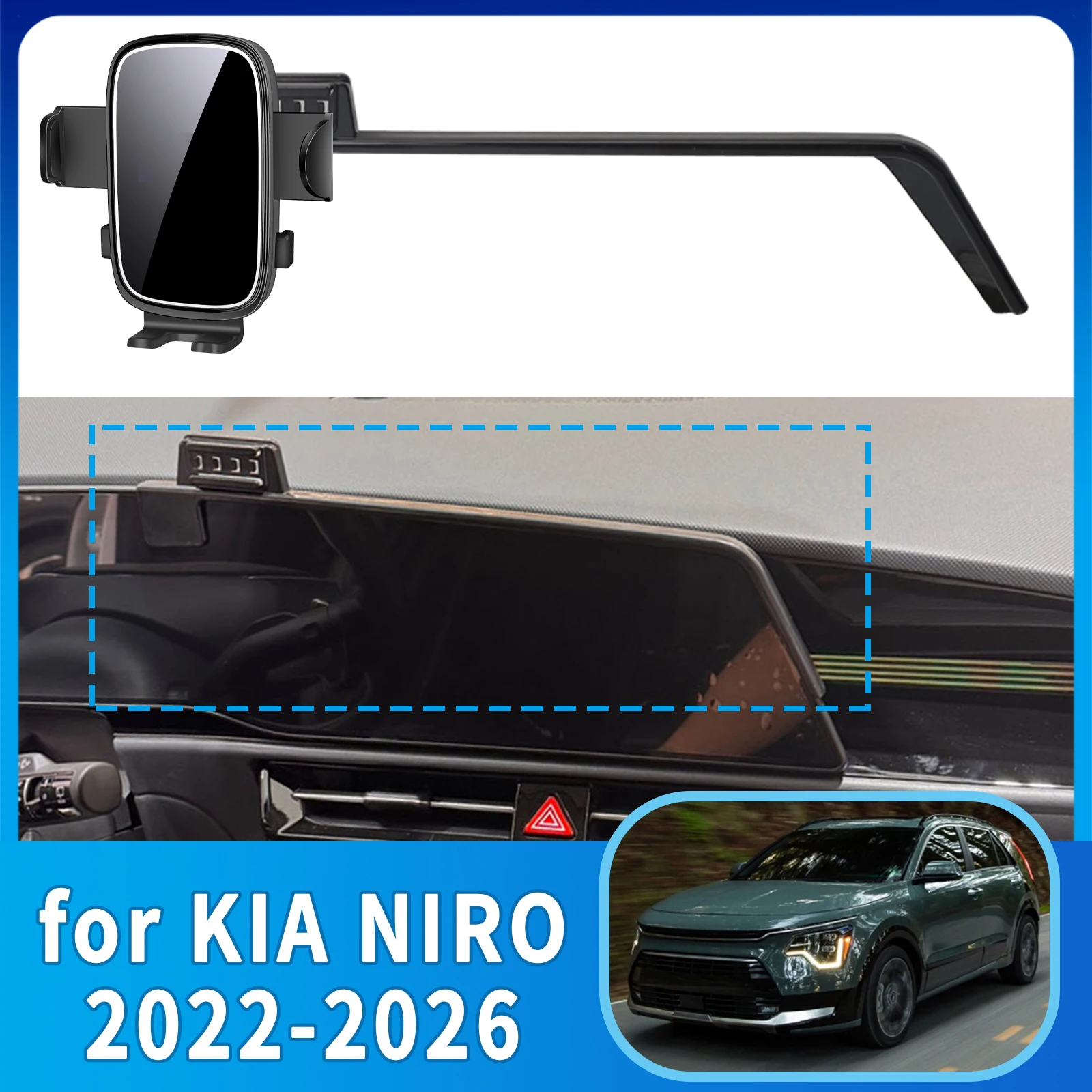 fit for KIA NIRO 2022-2024 2025 2026 Phone Holder, Dashboard Screen Mount Bracket Easy Installation Car accessoires
fit for KIA NIRO 2022-2024 2025 2026 Phone Holder, Dashboard Screen Mount Bracket Easy Installation Car accessoires