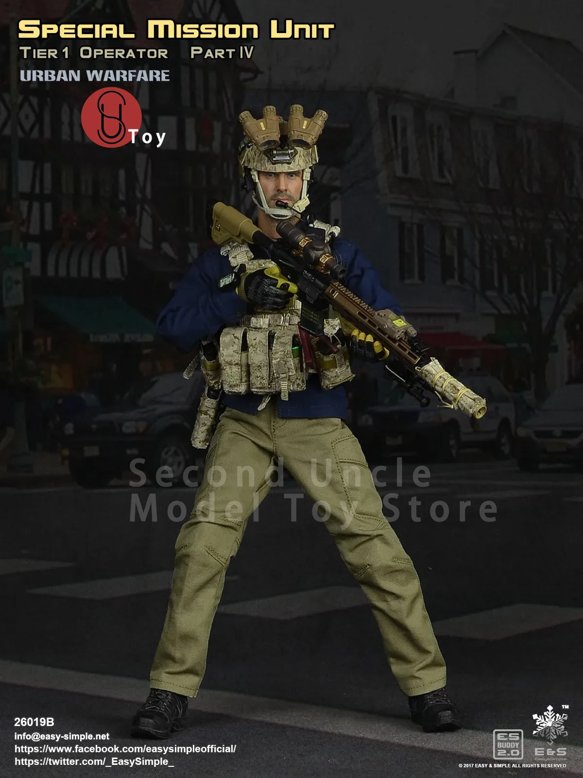 Easy&Simple ES 26019 B 1/6 SMU Tier-1 Operator Part IV Urban Warfare Special Mission Unit Male Soldier Action Figure Model Toys
Easy&Simple ES 26019 B 1/6 SMU Tier-1 Operator Part IV Urban Warfare Special Mission Unit Male Soldier Action Figure Model Toys
